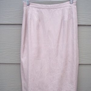 Adrianna Papell Pencil Skirt Sz 6 28W 29W Silk